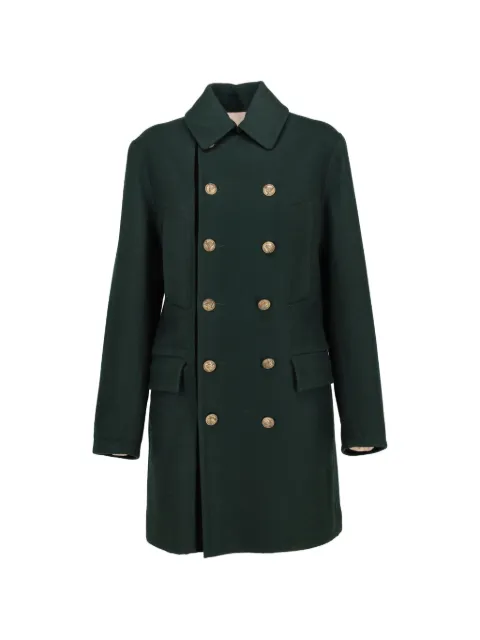 Jean Paul Gaultier Pre-Owned double-breasted belted coat Green B1211252