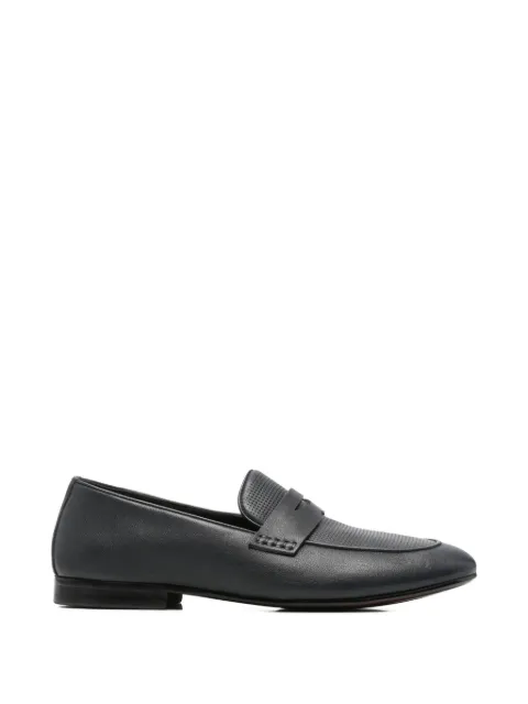 Alberto Gozzi perforated-panel loafers Blue 604126107