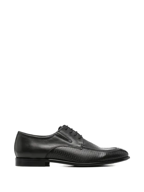 Alberto Gozzi perforated derby shoes Black 604126112