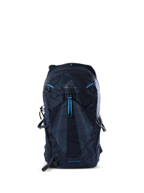 GREGORY Miko 20 logo-print panelled backpack Blue 145275