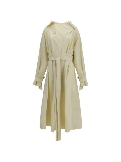 FRANCESCO MURANO belted trench coat Neutrals CO008T10