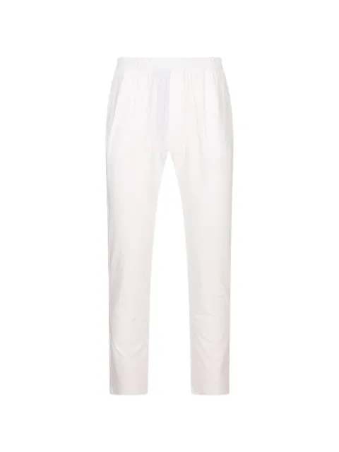 Kiton elasticated-waistband pajamas trousers White UNWT006K0727H