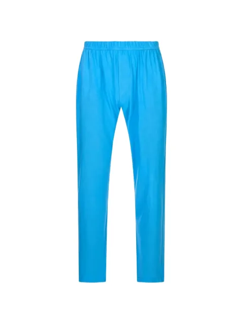 Kiton logo-embroidered pajamas trousers Blue UNWT006K0727H