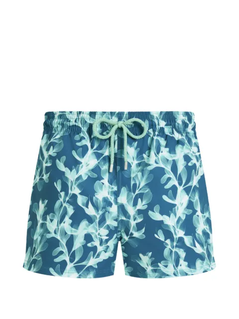 Vilebrequin X-Ray seaweed-print swim shorts Blue MTAEF524