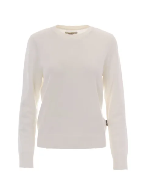 Barbour Oakley crew-neck long-sleeve sweater Neutrals LKN1763WH71