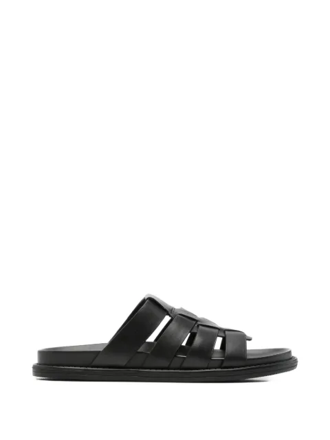 Alberto Gozzi interwoven-strap sandals Black 604126123