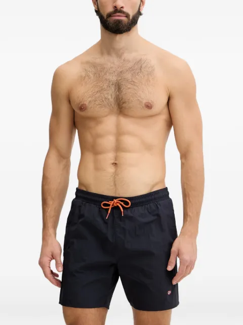 Napapijri Haldane logo-patch drawstring swim shorts Blue NP0A4HRZ