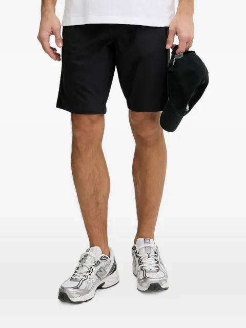 Napapijri Nakuru logo-patch chino shorts Black NP0A4HRV