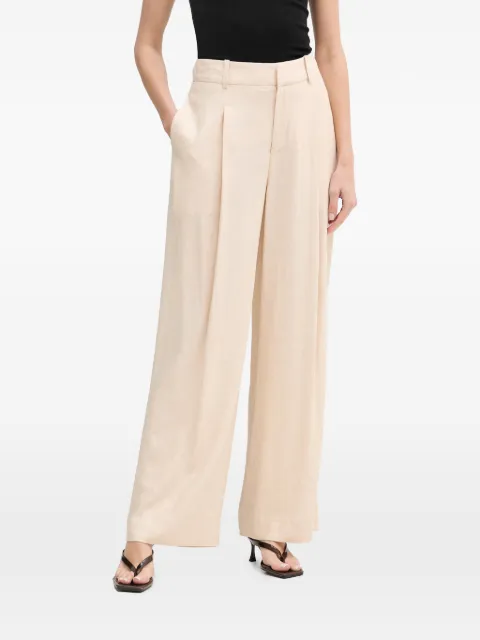 Mos Mosh MMIssa Coleen pleated wide-leg trousers Neutrals 177850
