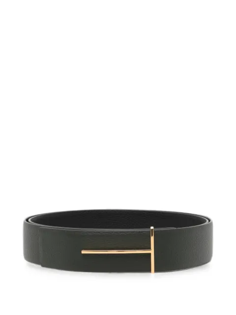 TOM FORD T-buckle reversible belt Black TB331LCL631G