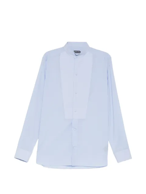 TOM FORD washed muslin shirt Blue HRVS03C0023