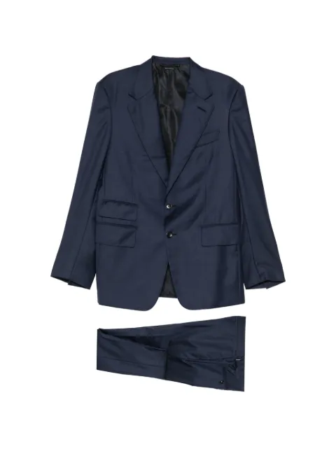 TOM FORD Shelton Grisaille suit Blue 2LEN01WOS07