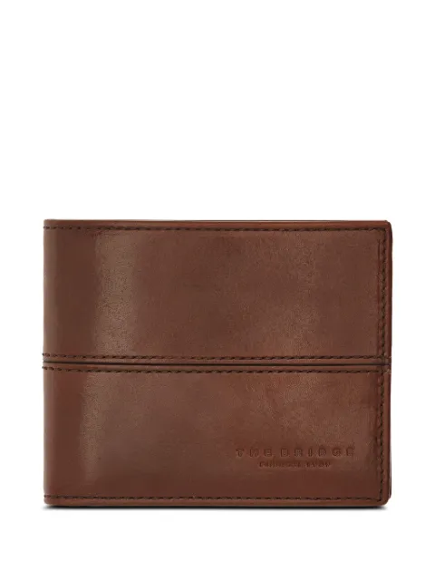 The Bridge Vespucci logo-debossed leather wallet Brown 01461001