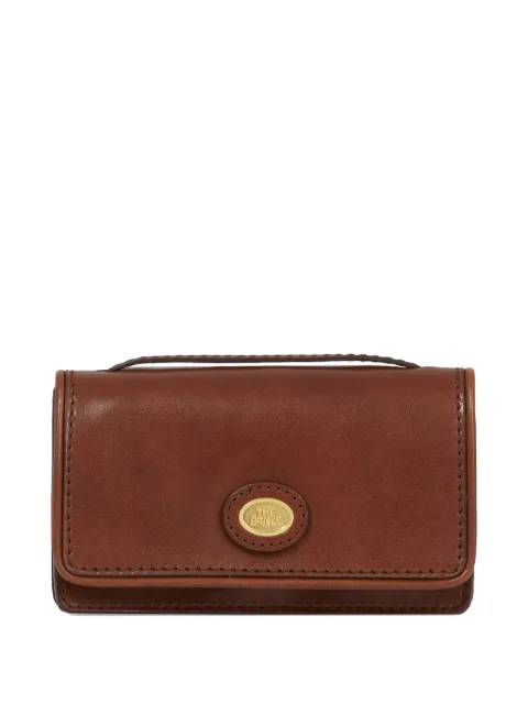 The Bridge logo-plaque leather mini bag Brown 02010901