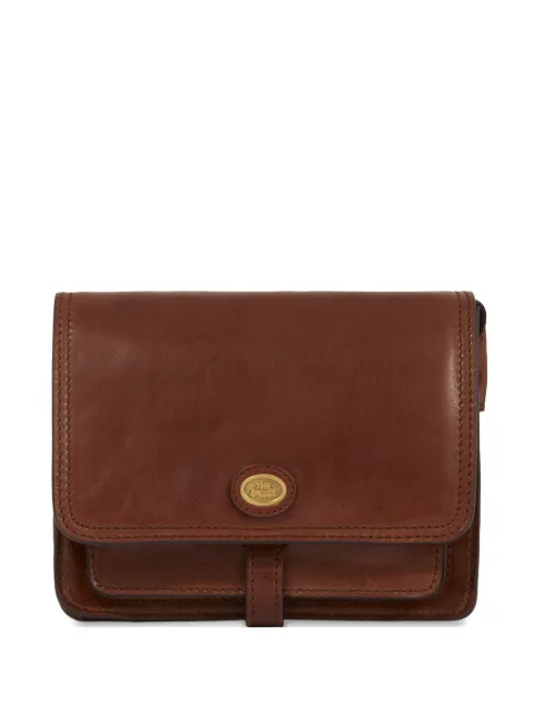The Bridge Story Donna logo-plaque leather cross body bag Brown 04418201