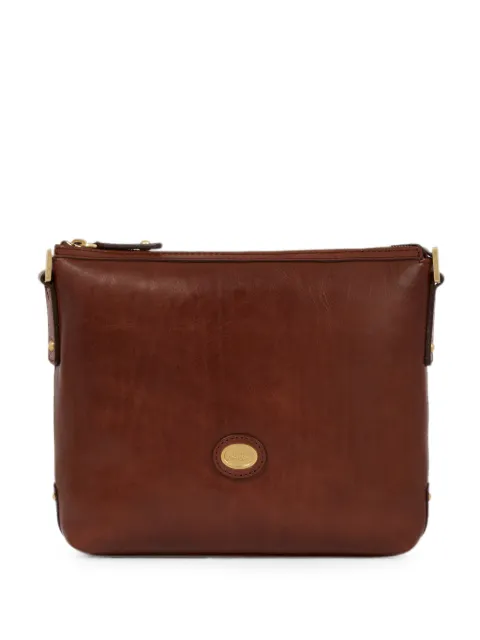 The Bridge zip-top leather cross body bag Brown 0422210114