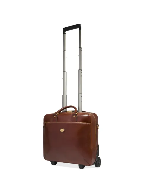 The Bridge leather trolley suitcase Brown 0709050114
