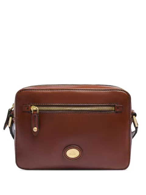 The Bridge Story zip-front leather messenger bag Brown 05250601