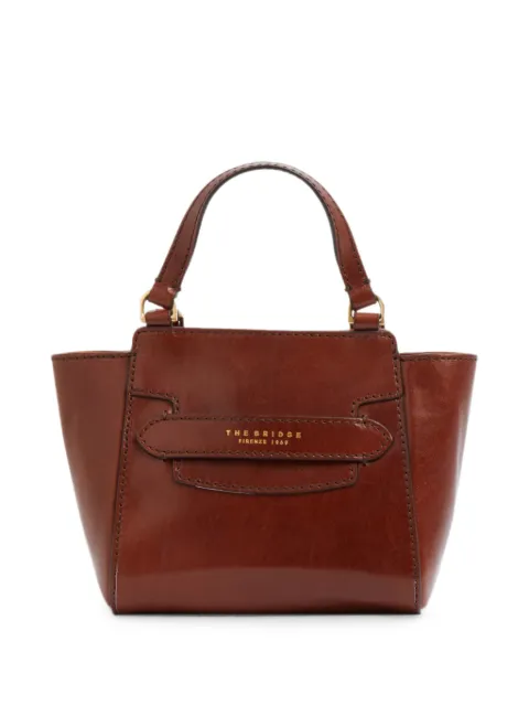 The Bridge leather tote bag Brown 04190601