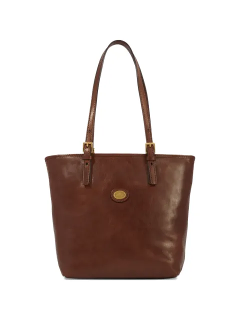 The Bridge leather buckle-detail tote bag Brown 04901501