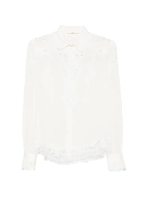 Ermanno Scervino lace-detail buttoned shirt White D482K334APVKX