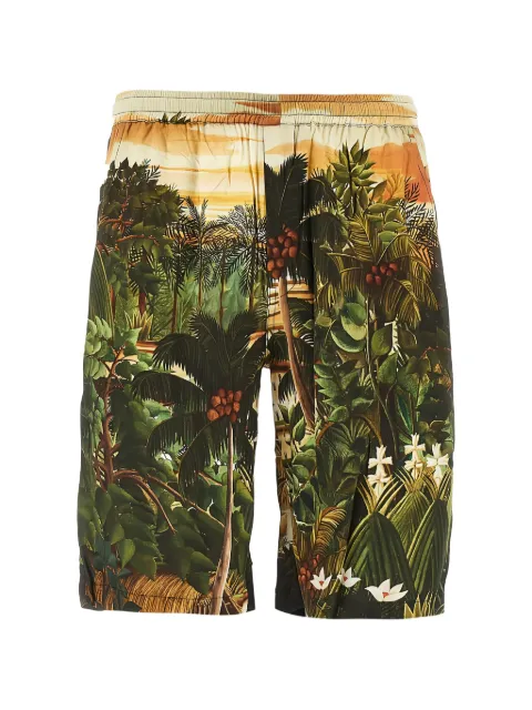 Endless Joy Subak tropical-print shorts Green SUBAK