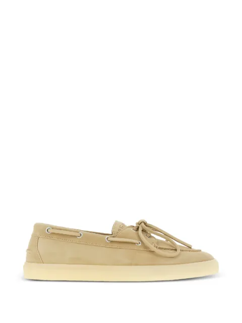 Copenhagen Studios suede lace-up boat shoes Neutrals CPH160M