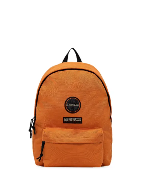 Napapijri logo-patch zip-around backpack Orange NP0A4GGHAZB1
