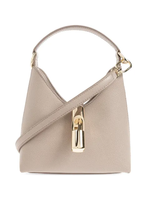 Furla mini Iride leather tote bag Grey WE00876ARE000