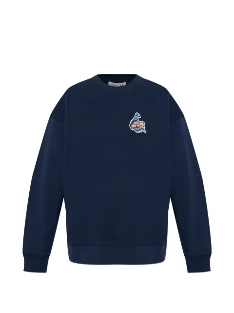 MUNTHE Nathan embroidered logo sweatshirt Blue 262110426264