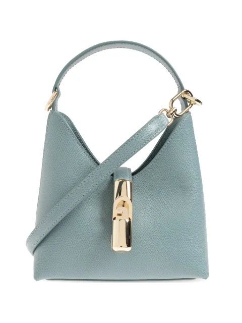 Furla mini Iride leather tote bag Blue WE00876ARE000
