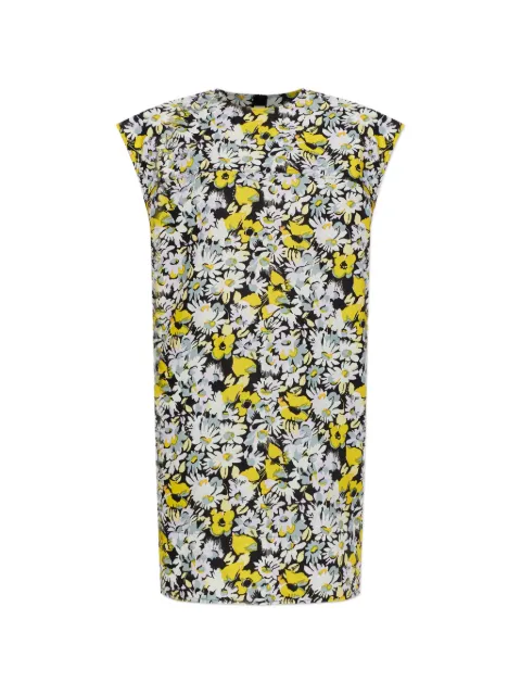 Marni floral-print tiered midi dress White ABMA1602A0UTC650