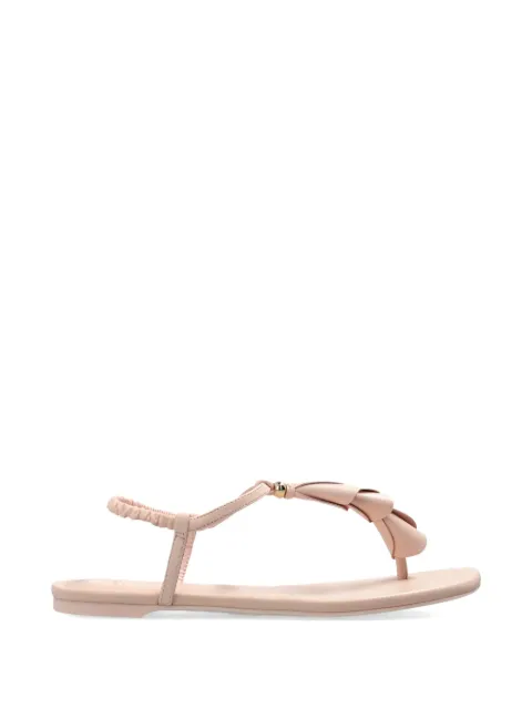 Kate Spade Lily petal-embellished leather sandals Pink KO719