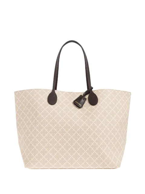 By Malene Birger Abi monogram-print tote bag Neutrals 104518