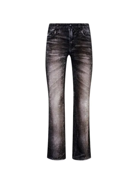 AVAVAV denim-print trousers Black S26N0268PRINTEDTROUSERS