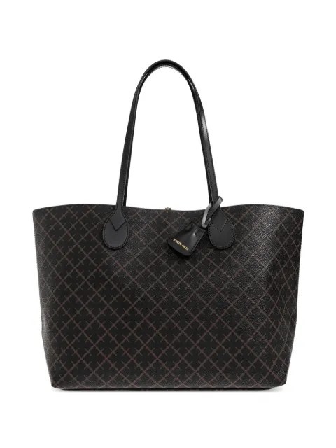 By Malene Birger Abigail graphic-print tote bag Black 104517