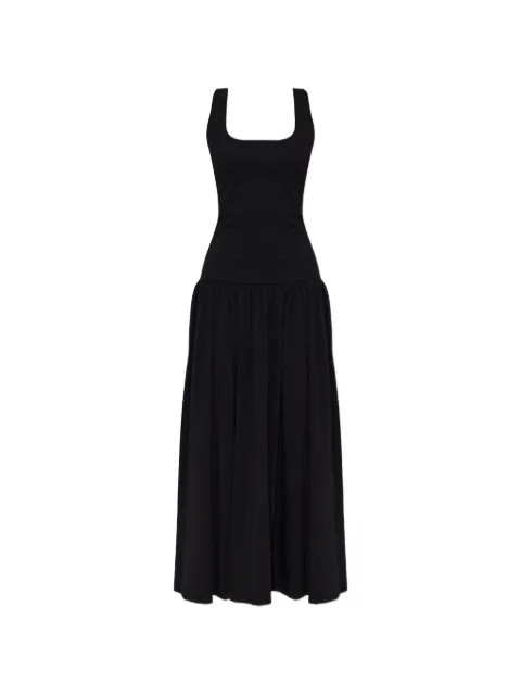 By Malene Birger Marcielle scoop-neck gathered maxi dress Black 1042450