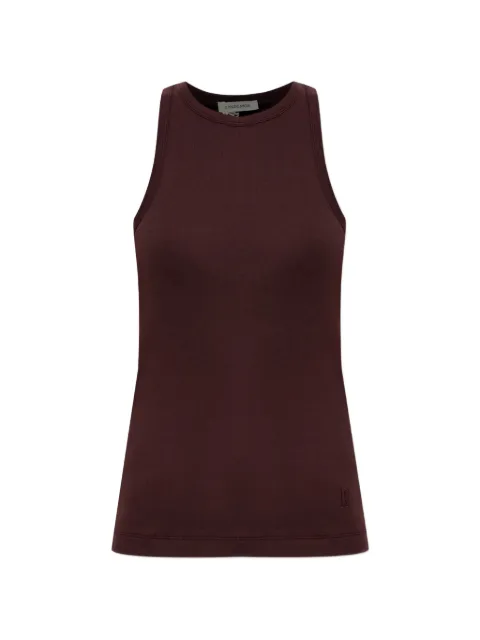 By Malene Birger Mani ribbed-knit tank top Red 104094