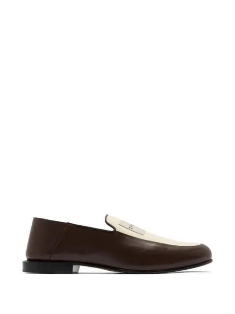 Givenchy logo-patch loafers Brown BH203DH1Y4