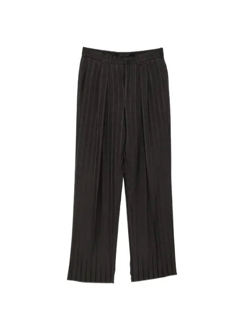 TOM FORD pinstriped pleated trousers Black PLMD01VRP13
