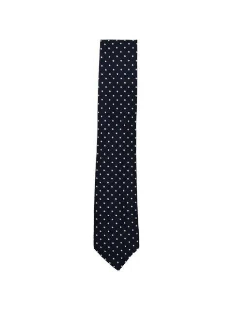 TOM FORD polka-dot tie Blue STE001S0362