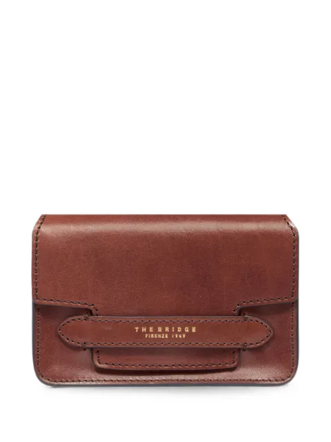 The Bridge leather chain-strap mini bag Brown 04121401