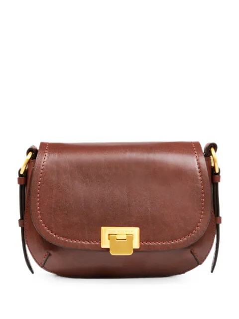 The Bridge Federica leather shoulder bag Brown 04210401