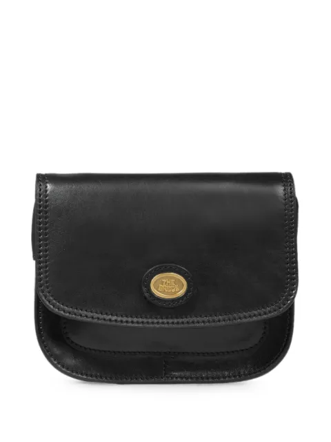 The Bridge logo-plaque leather cross body bag Black 0454350130