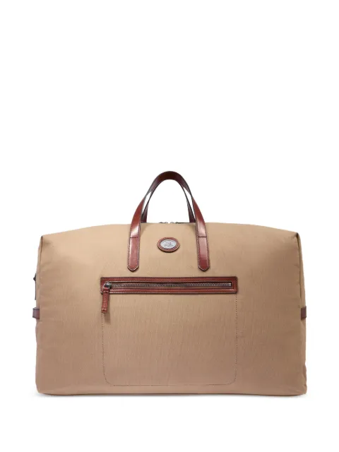 The Bridge leather-trim holdall Neutrals 070845FUF7