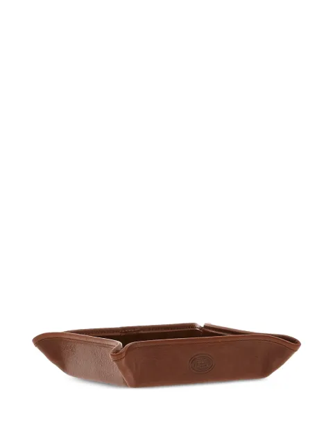 The Bridge Story logo-embossed leather valet tray Brown 09921801