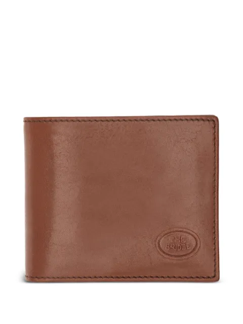The Bridge logo-embossed bifold leather wallet Brown 01481001