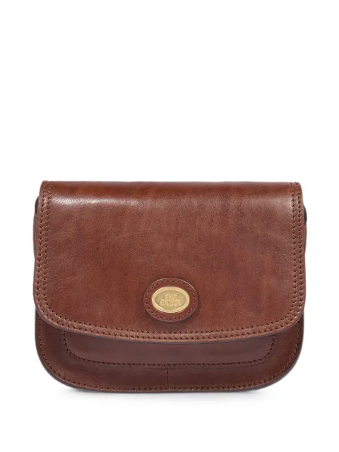 The Bridge compartmented leather cross body bag Brown 0454350114