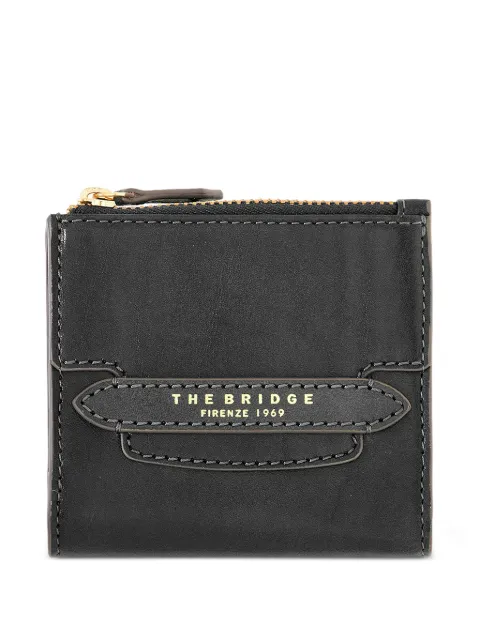 The Bridge Lucrezia logo-print leather wallet Black 01800501