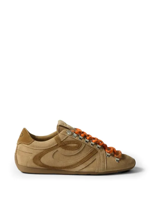 Claudie Pierlot sand Swing suede trainers Neutrals CFACH00727